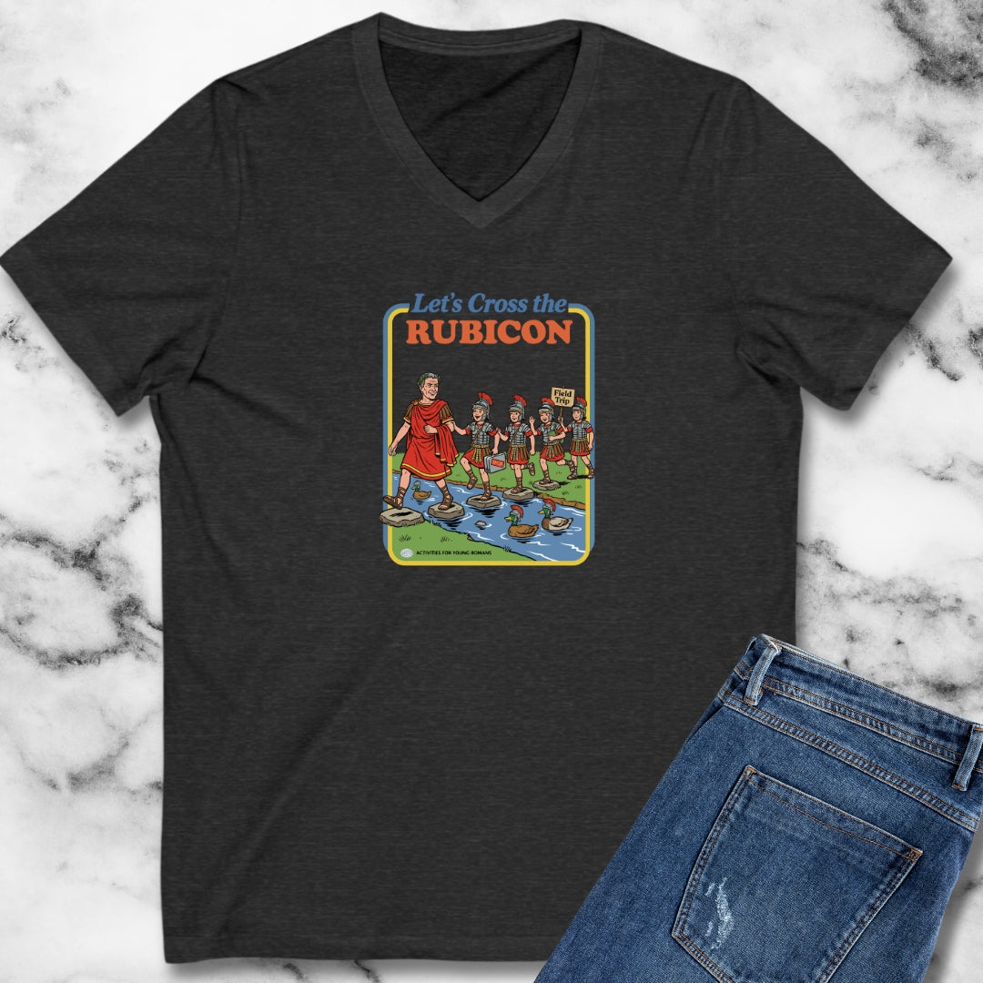 Let's Cross Rubicon Kids' Book Parody V-Neck