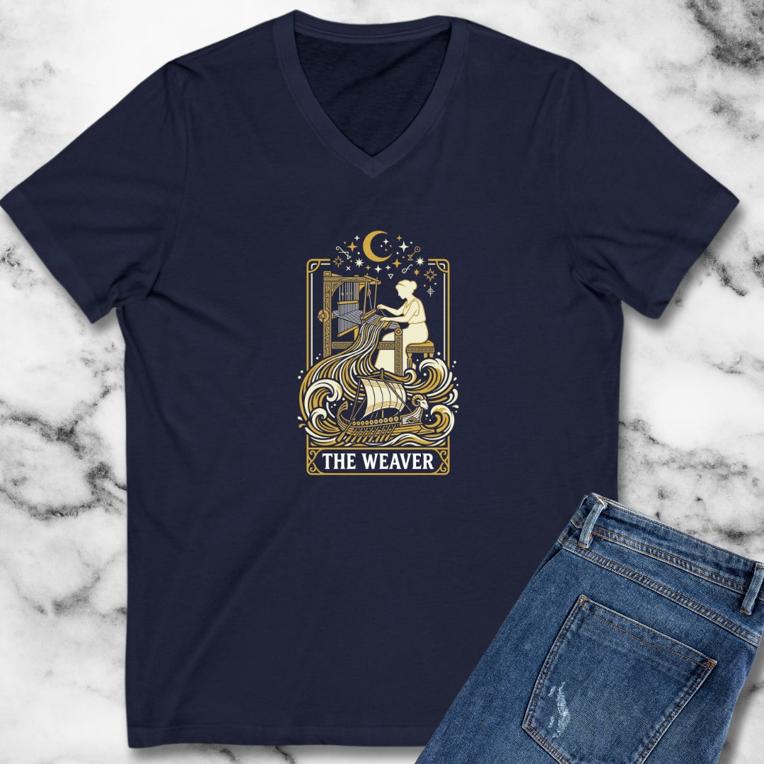 Penelope the Weaver Tarot V-Neck