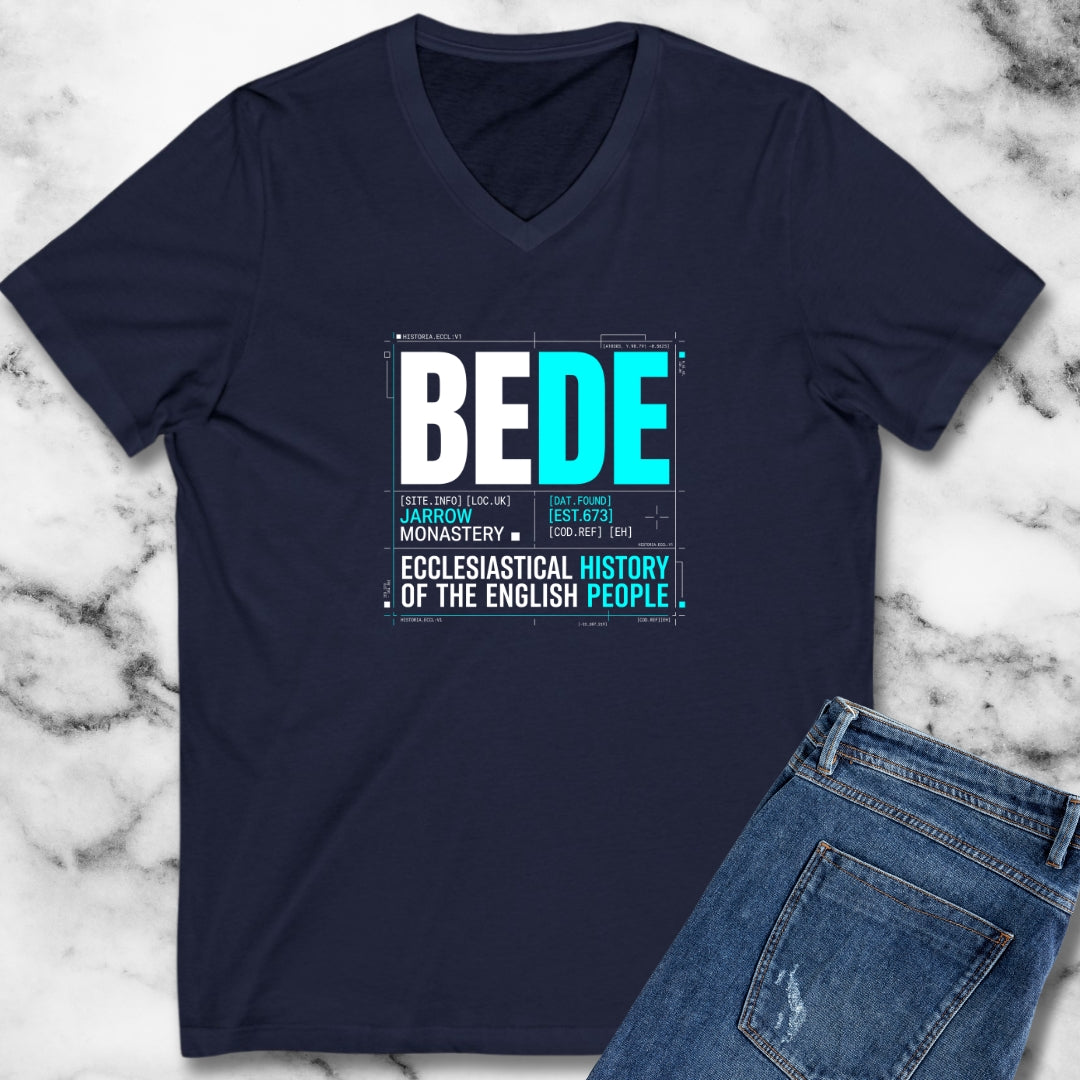 Venerable Bede History of the English People V-Neck
