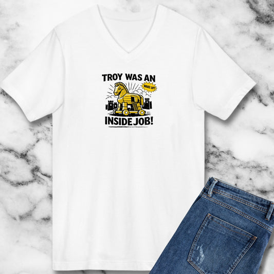 Troy Was Inside Job V-neck