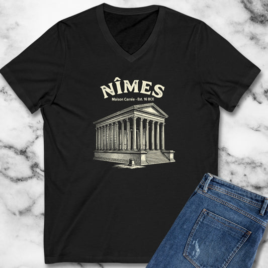 Maison Carree Nimes V-Neck