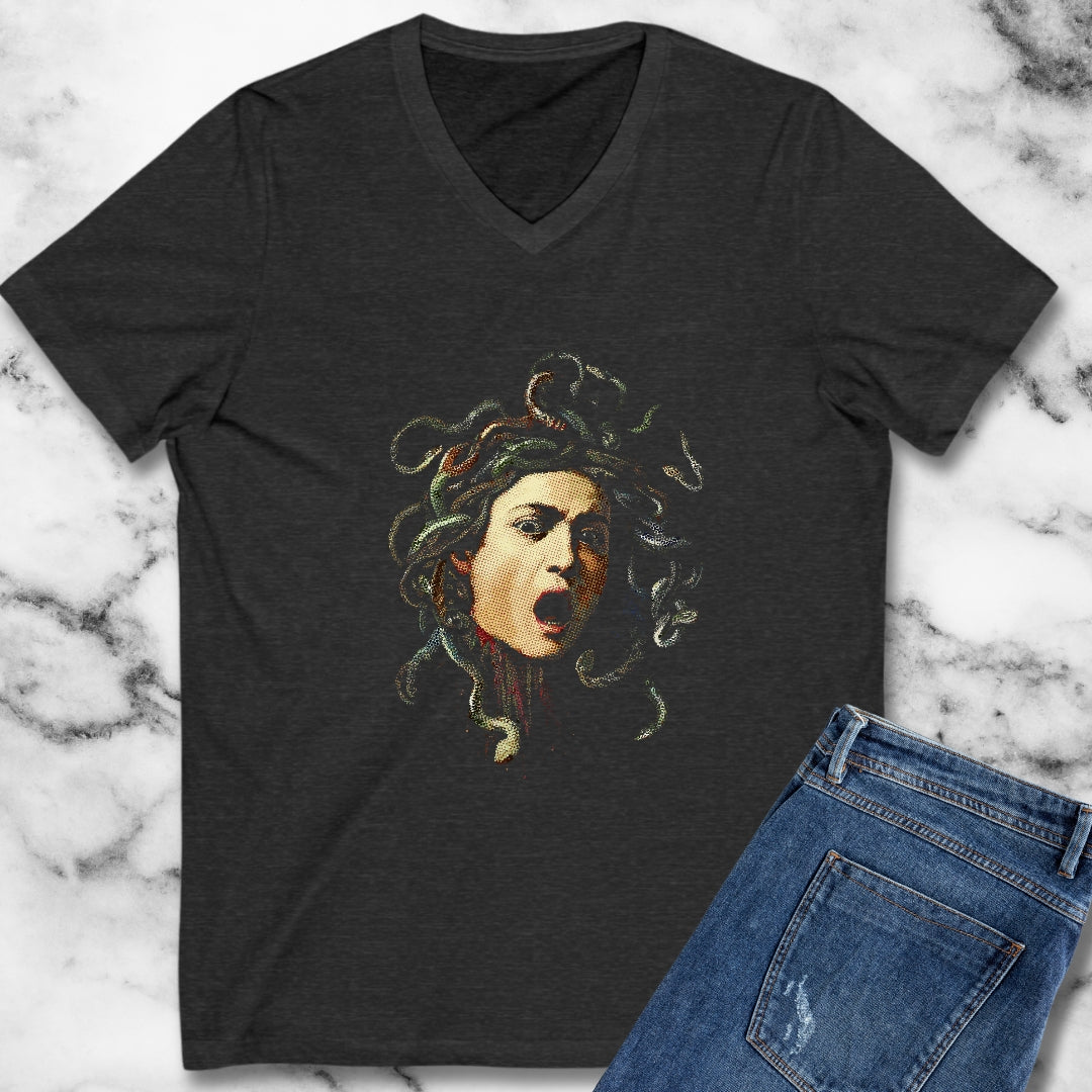 Caravaggio's Medusa V-Neck