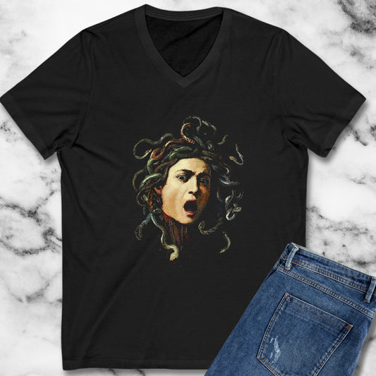Caravaggio's Medusa V-Neck