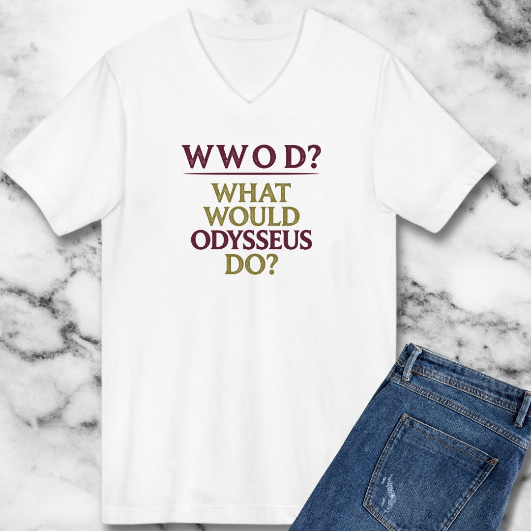 What Would Odysseus Do? V-neck Tee