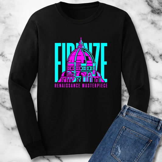 Brunelleschi's Dome Firenze Masterpiece Long Sleeve