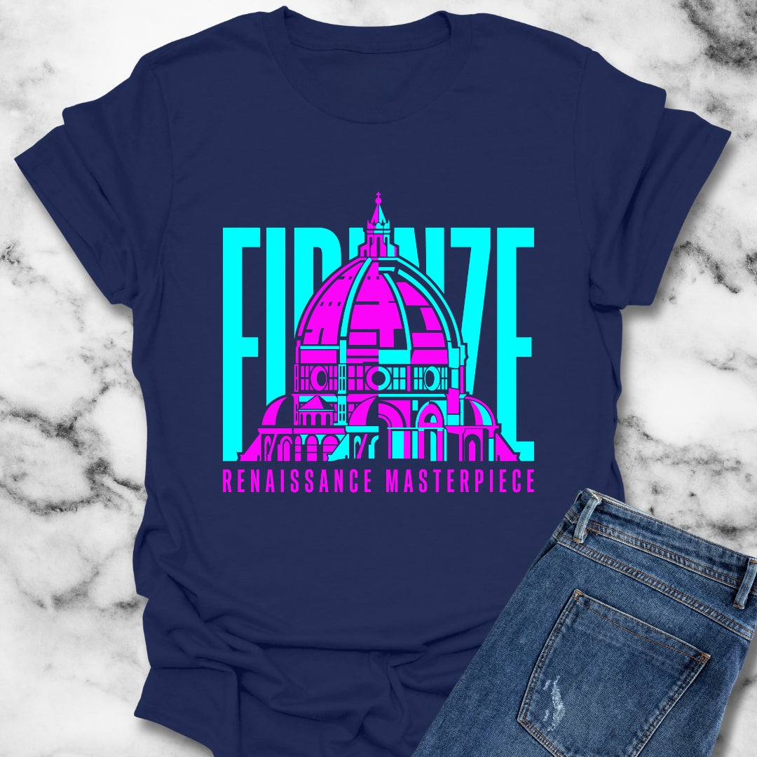 Brunelleschi's Dome Firenze Masterpiece T-Shirt