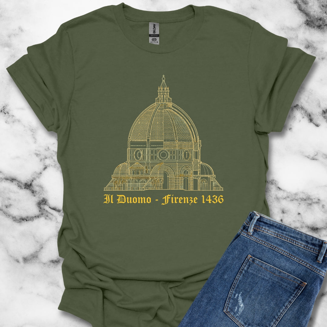 Brunelleschi's Dome Firenze T-Shirt