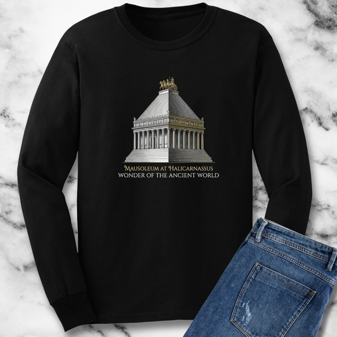 Mausoleum of Helicarnassus Wonder of the World Long Sleeve