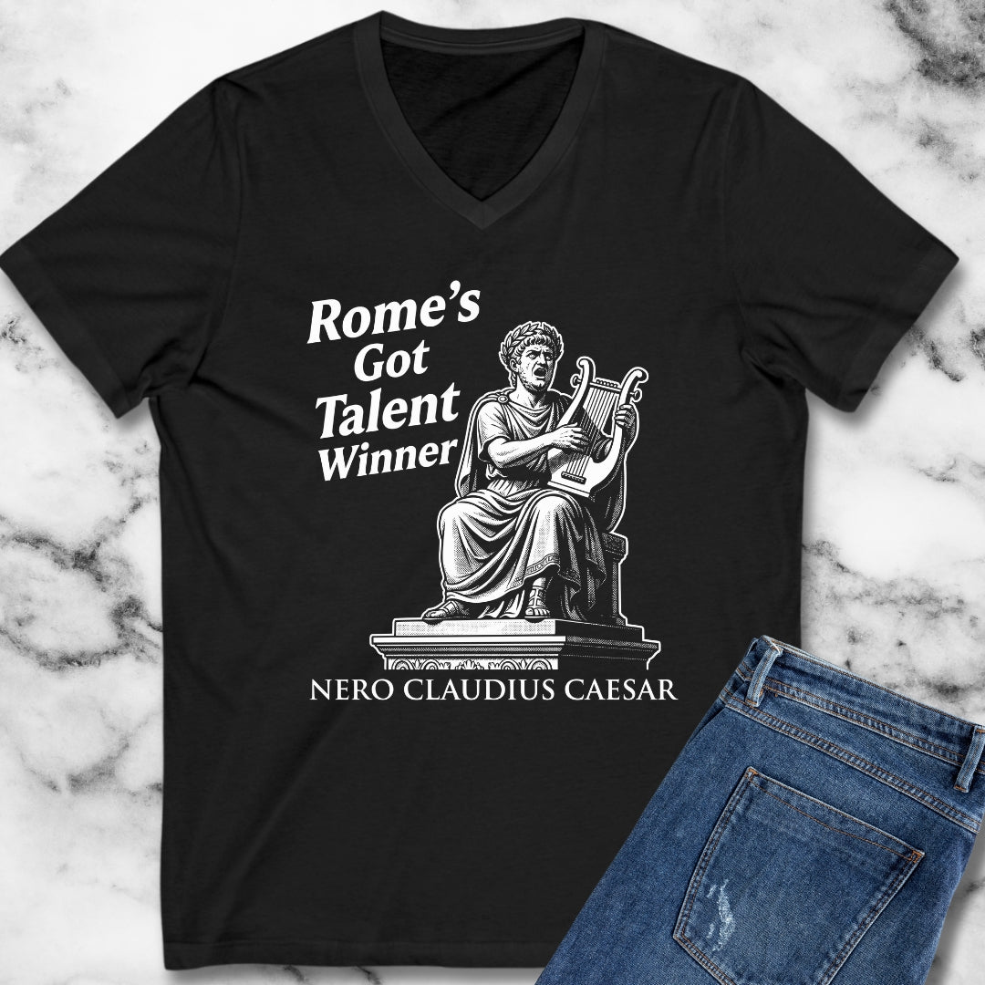 Emperor Nero Rome's Got Talent Winner V-Neck