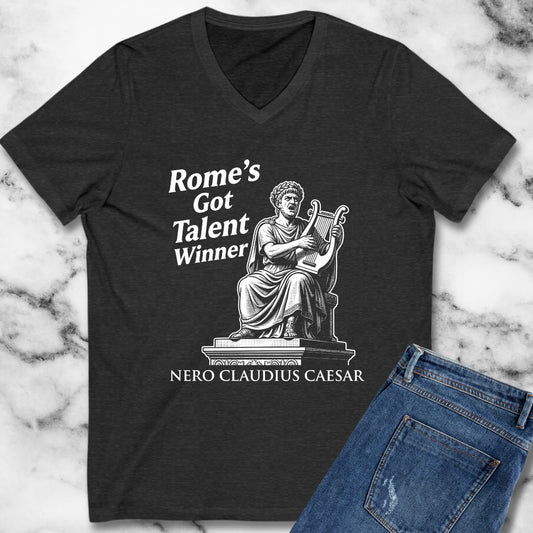 Emperor Nero Rome's Got Talent Winner V-Neck