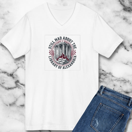 Still Mad About Library of Alexandria V-neck