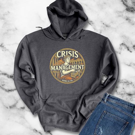 Emperor Nero Crisis Management Rome Burning Hoodie