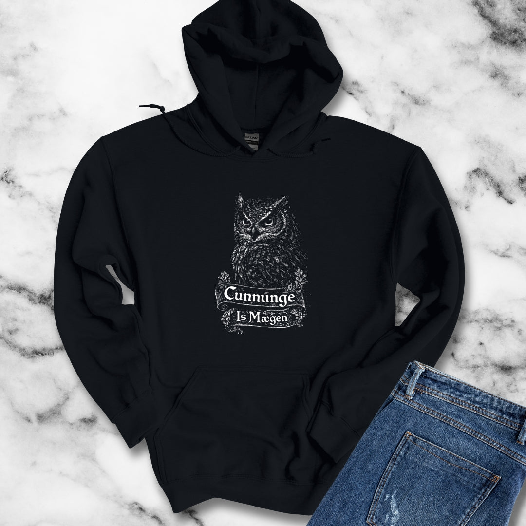 Old English Knowledge is Power Hoodie