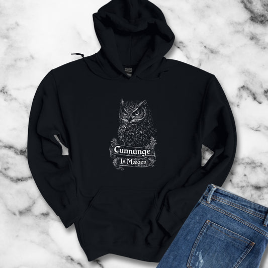 Old English Knowledge is Power Hoodie