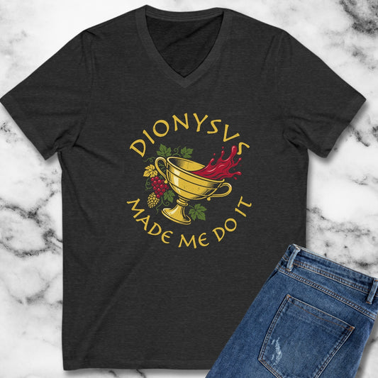 Dionysus Made Me Do It V-Neck