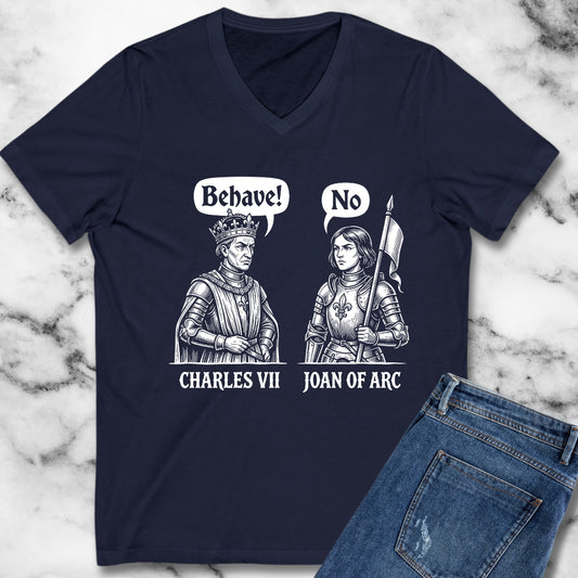 Joan of Arc Behave V-Neck