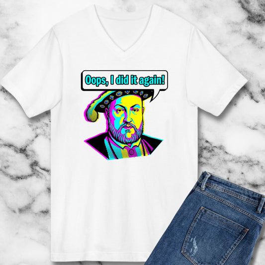 Henry VIII Oops I Did It Again V-neck