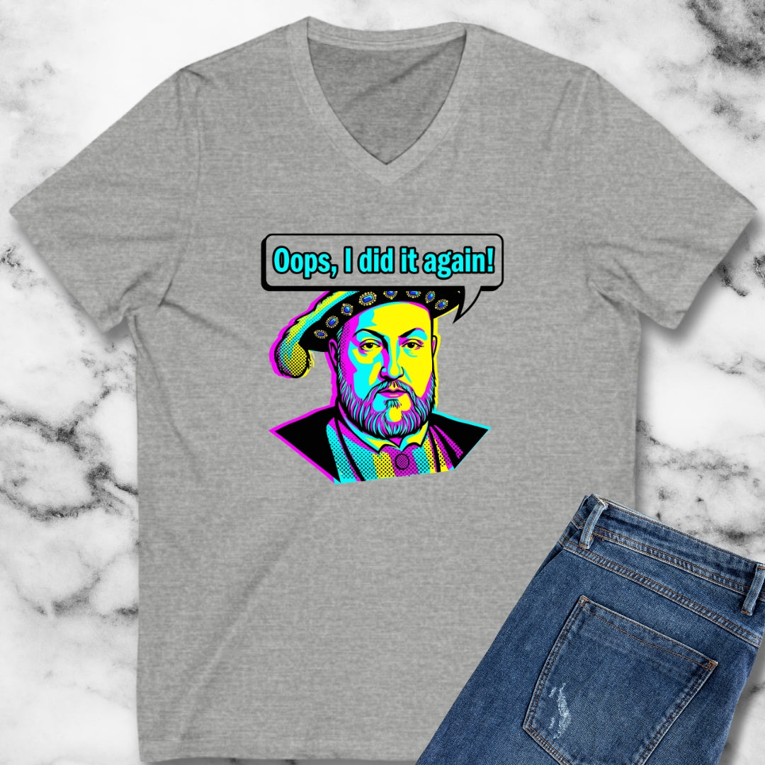 Henry VIII Oops I Did It Again V-neck