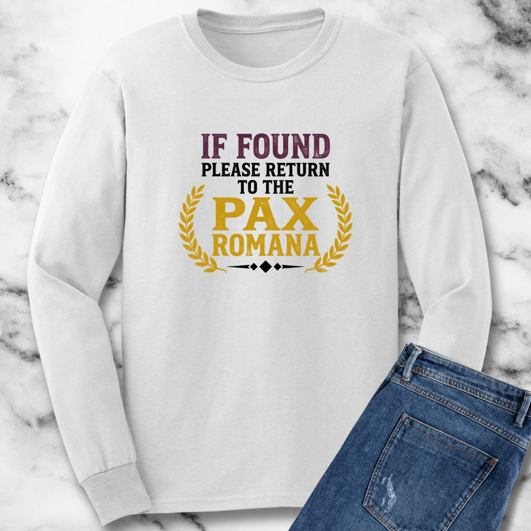 If Found Return to Pax Romana Era Long Sleeve