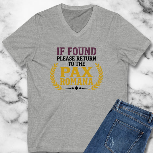 If Found Return to Pax Romana Era V-neck