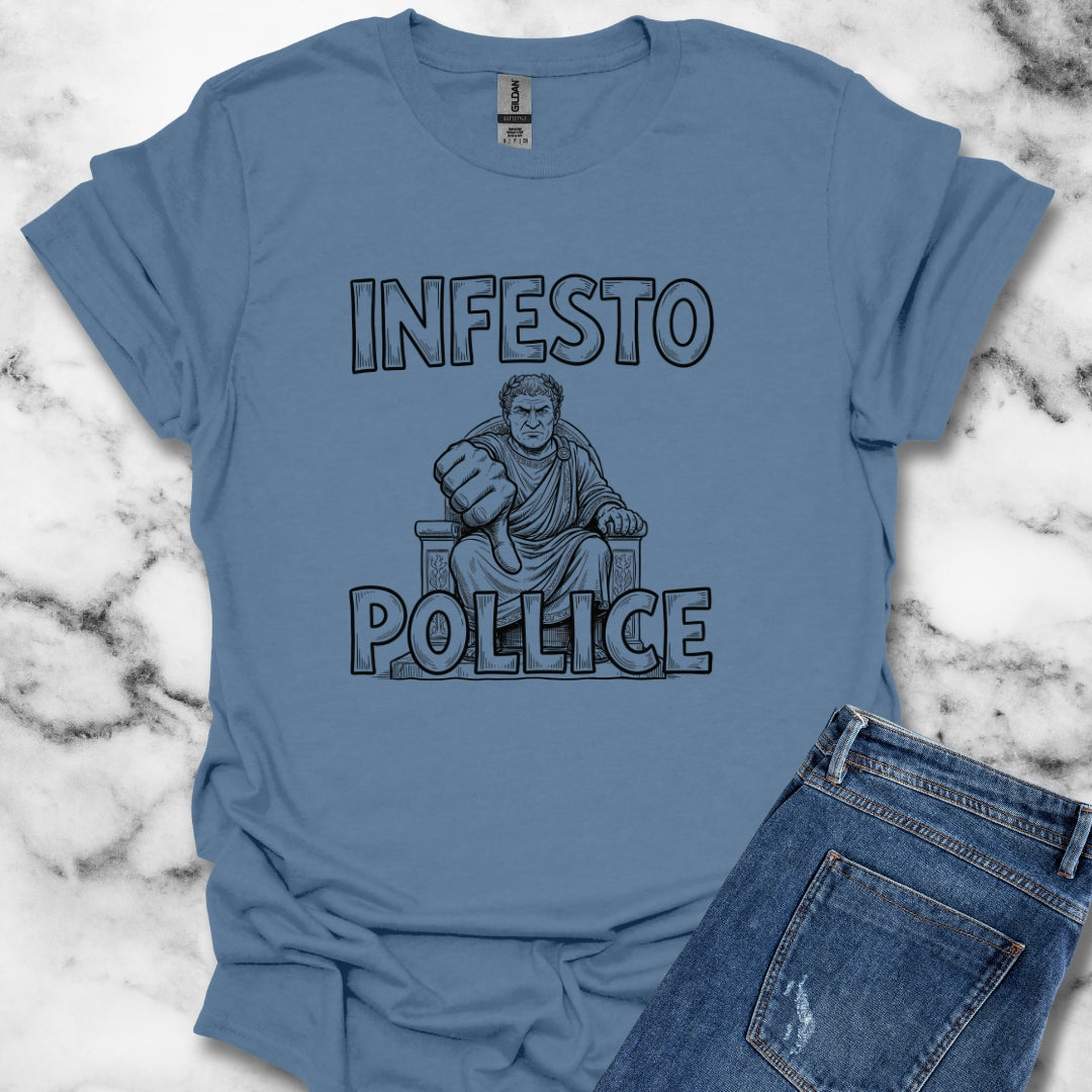 Infesto Pollice Hostile Thumb in Latin T-Shirt