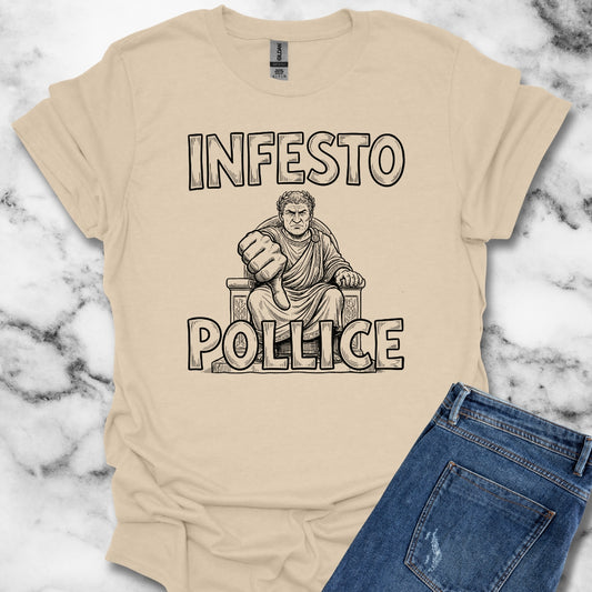 Infesto Pollice Hostile Thumb in Latin T-Shirt