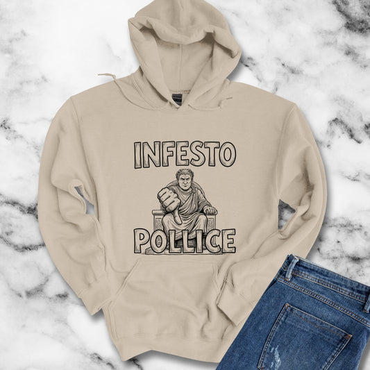 Infesto Pollice Hostile Thumb in Latin Hoodie