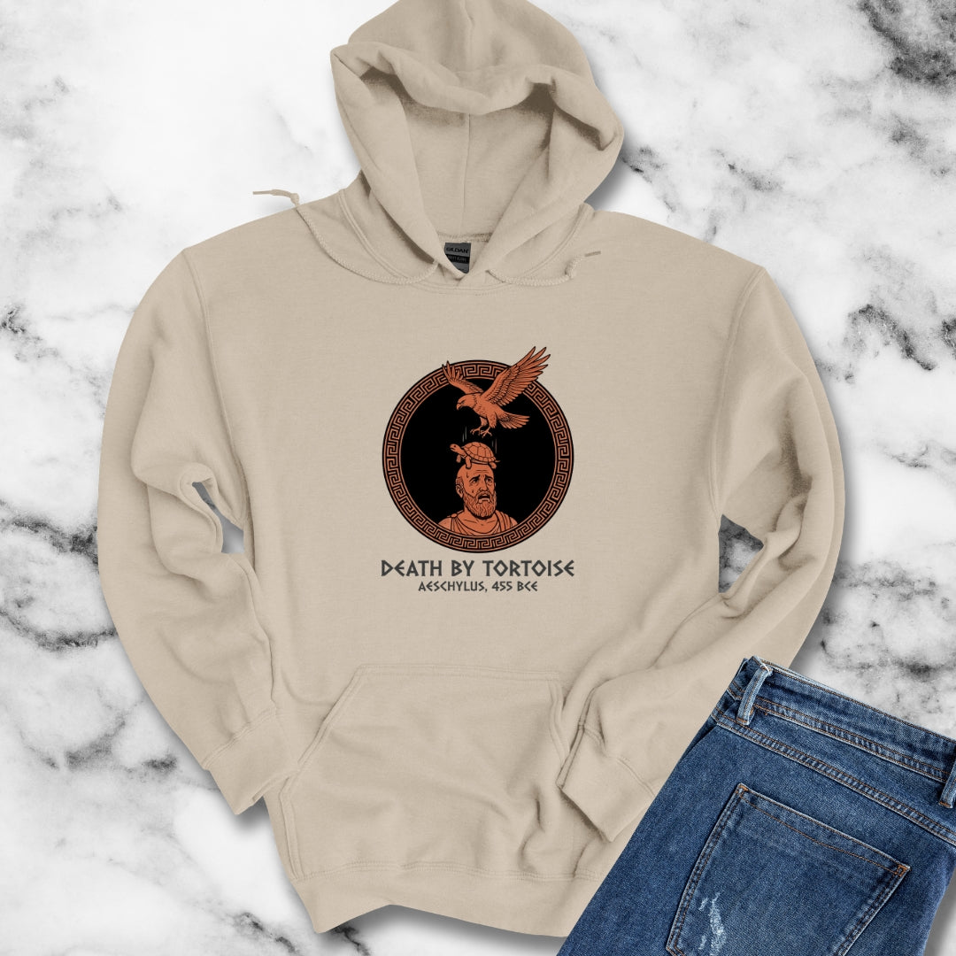 Aeschylus Death By Tortoise Hoodie