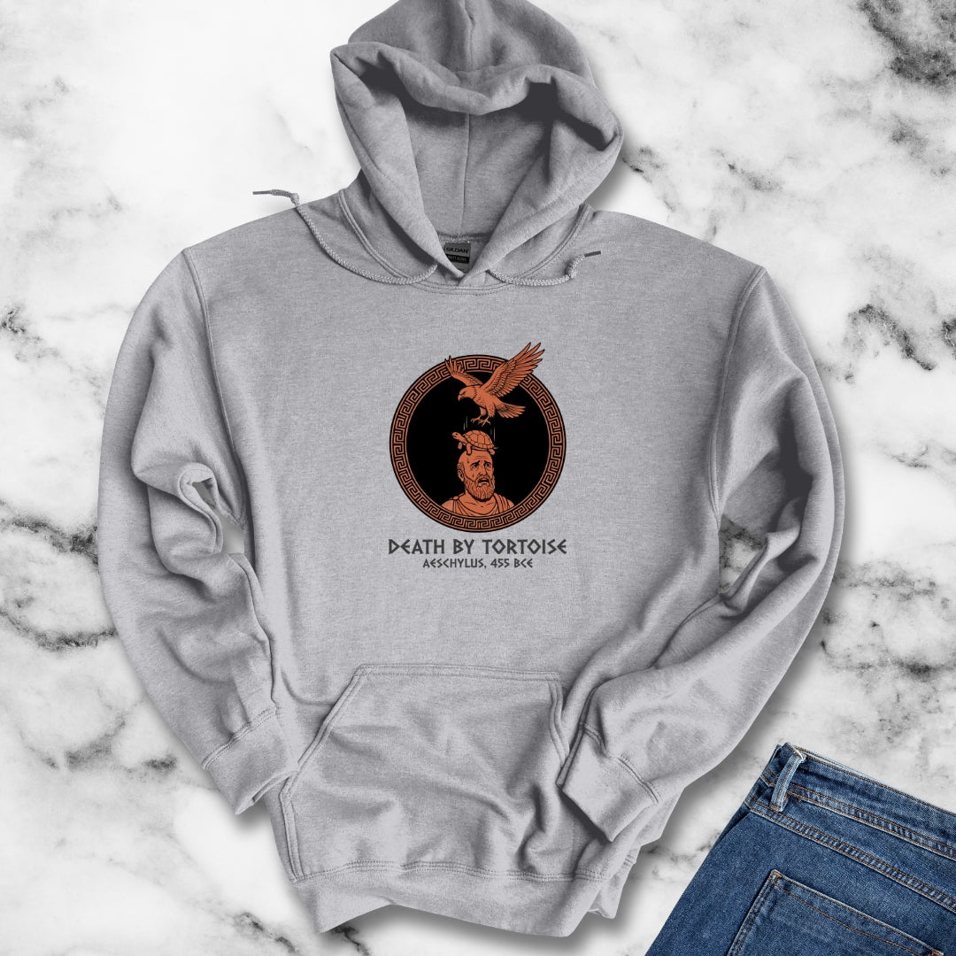 Aeschylus Death By Tortoise Hoodie