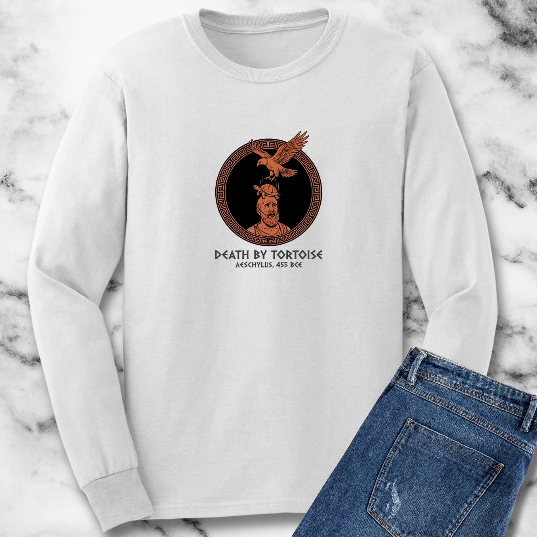 Aeschylus Death By Tortoise Long Sleeve