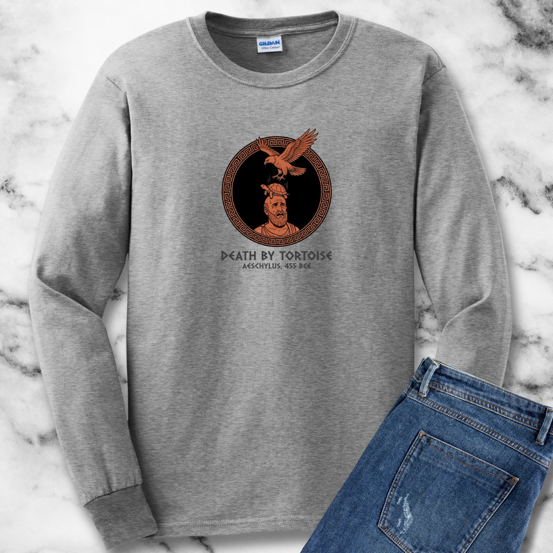 Aeschylus Death By Tortoise Long Sleeve
