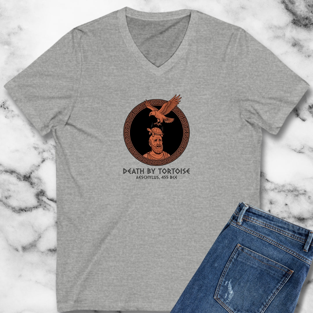 Aeschylus Death By Tortoise V-neck