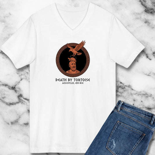 Aeschylus Death By Tortoise V-neck