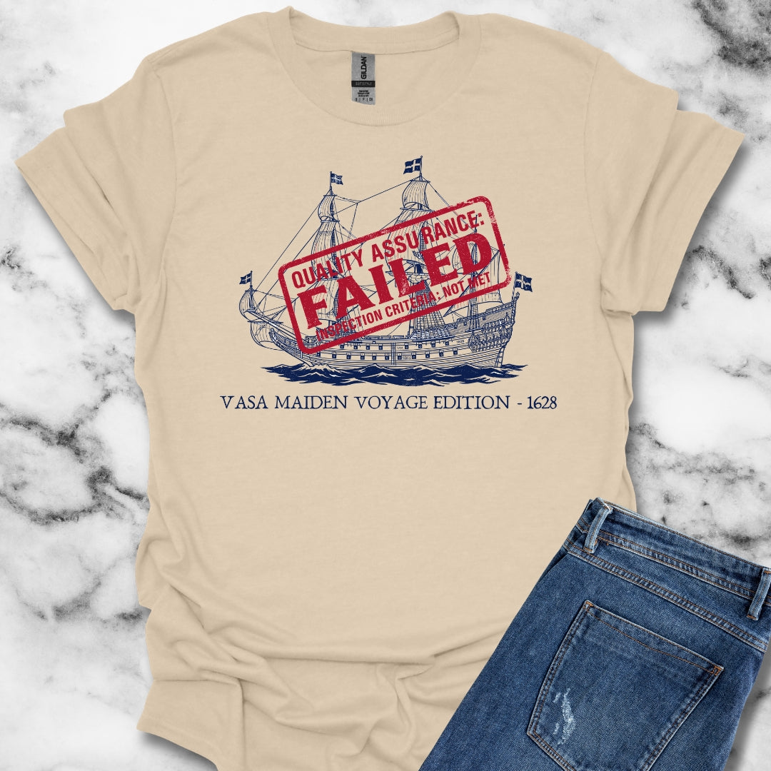 Vasa Warship Failed Inspection T-Shirt