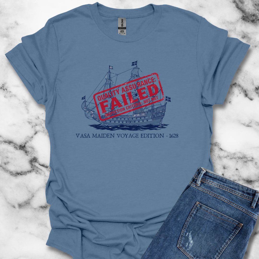 Vasa Warship Failed Inspection T-Shirt