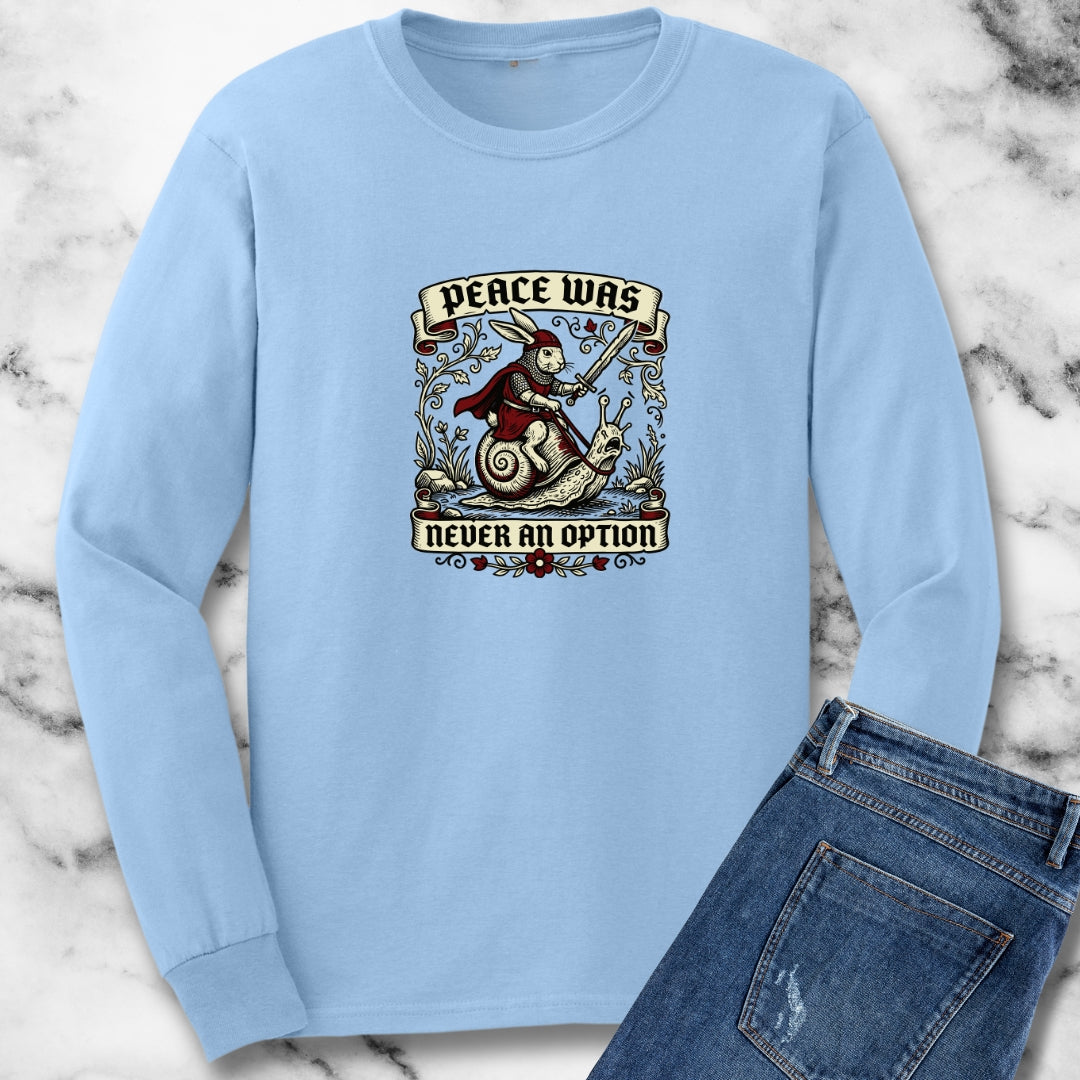 Marginalia Rabbit Peace Not Option Long Sleeve