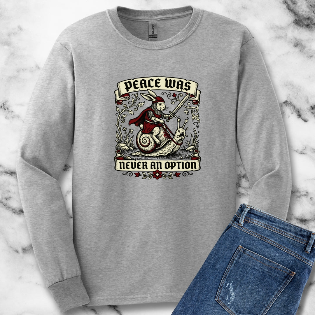 Marginalia Rabbit Peace Not Option Long Sleeve