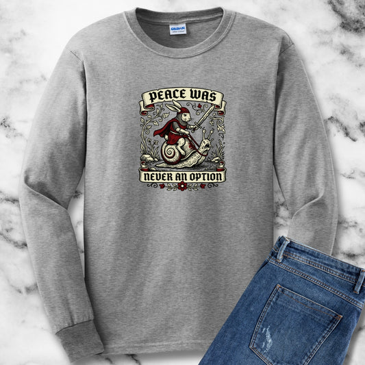 Marginalia Rabbit Peace Not Option Long Sleeve