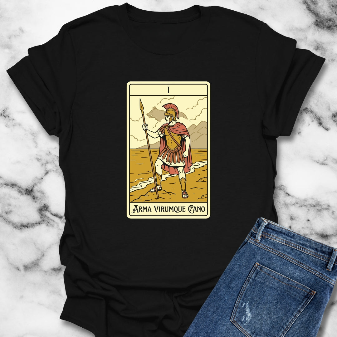 I Sing of Arms and the Man the Aeneid Tarot T-Shirt