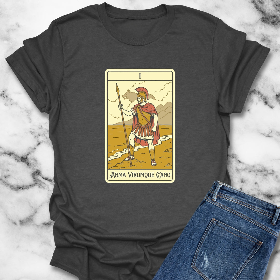 I Sing of Arms and the Man the Aeneid Tarot T-Shirt