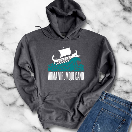 Arma Virumque Cano Minimalist Hoodie