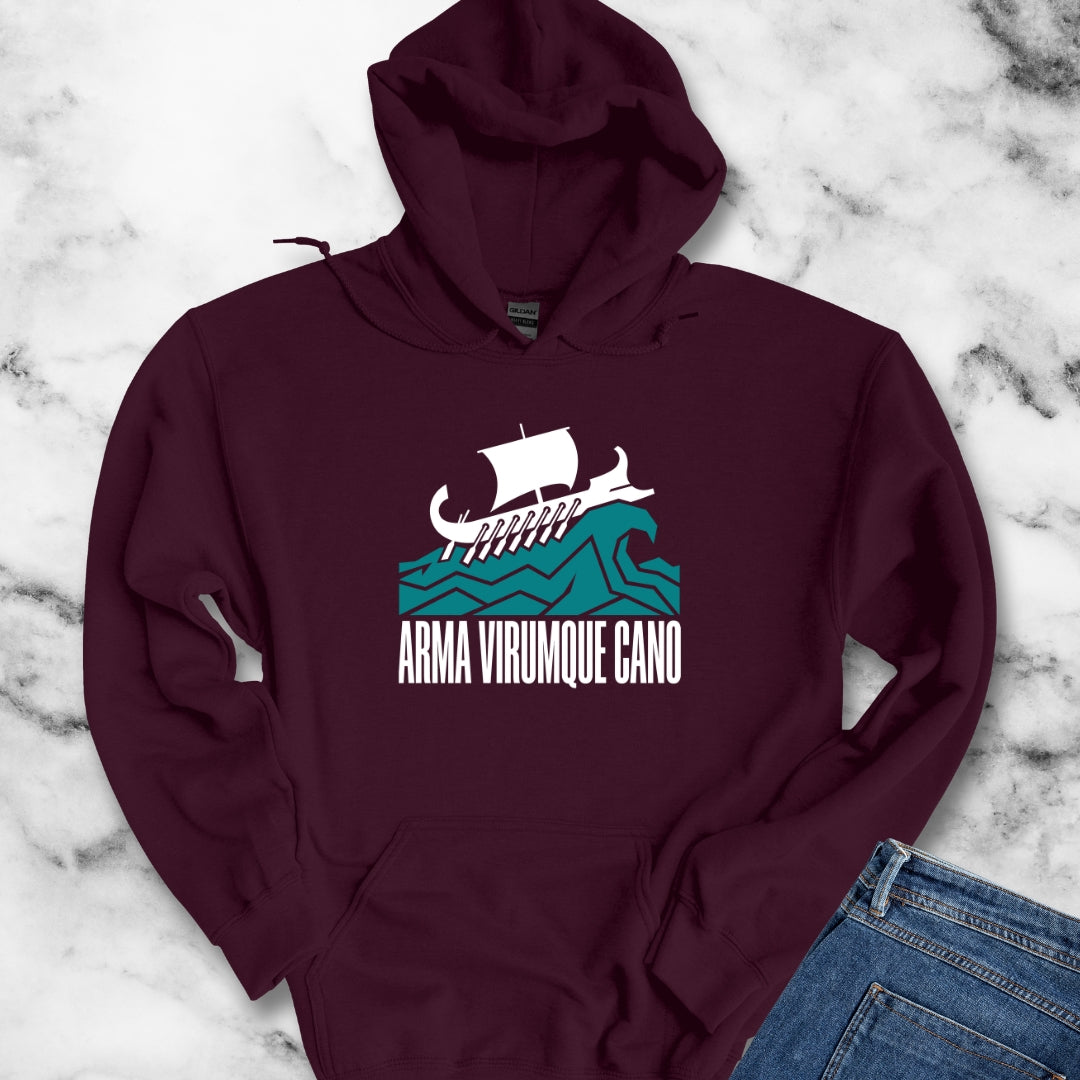 Arma Virumque Cano Minimalist Hoodie
