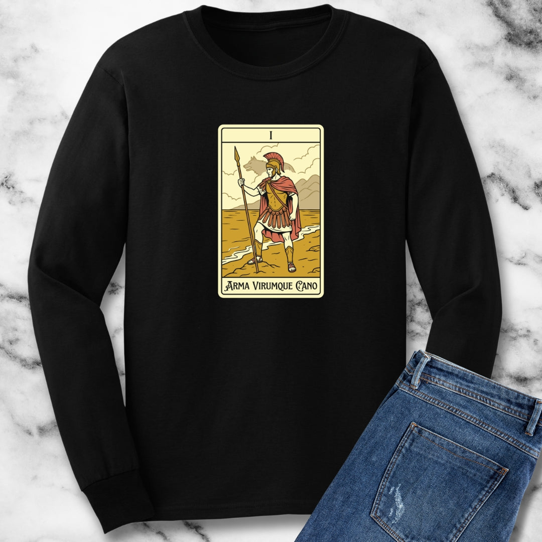 I Sing of Arms and the Man the Aeneid Tarot Long Sleeve