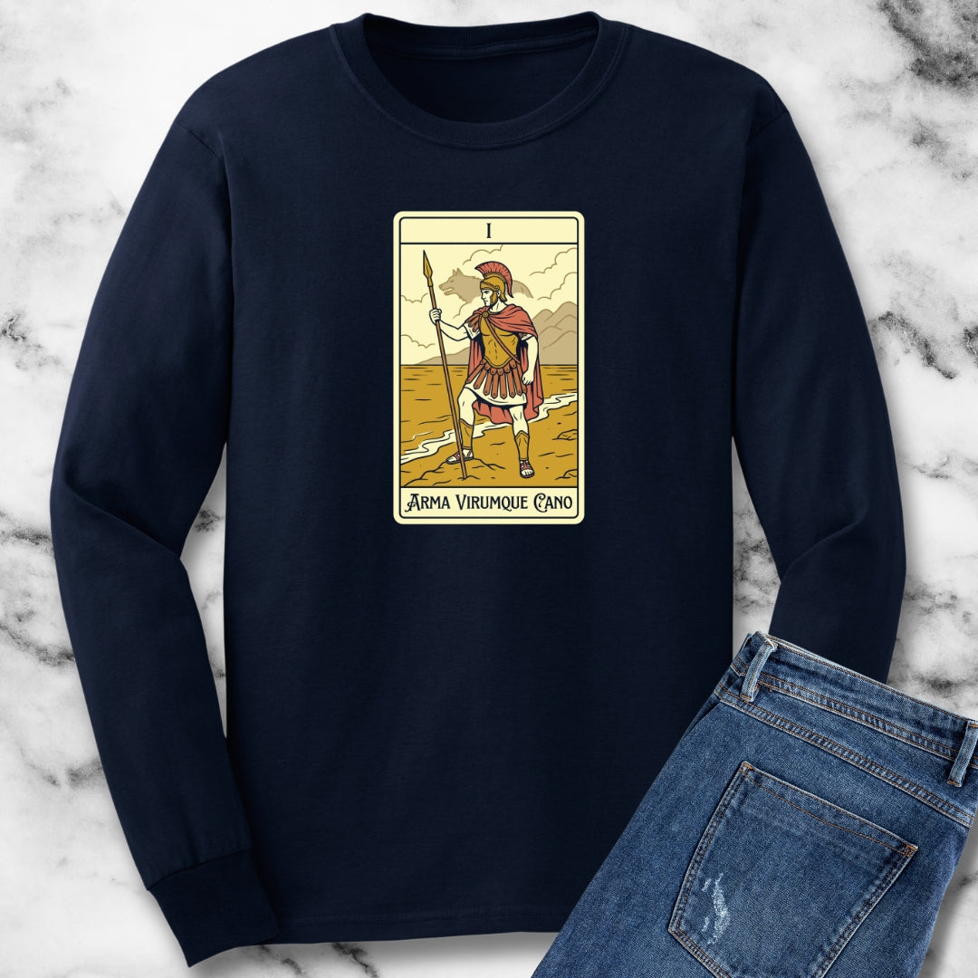 I Sing of Arms and the Man the Aeneid Tarot Long Sleeve