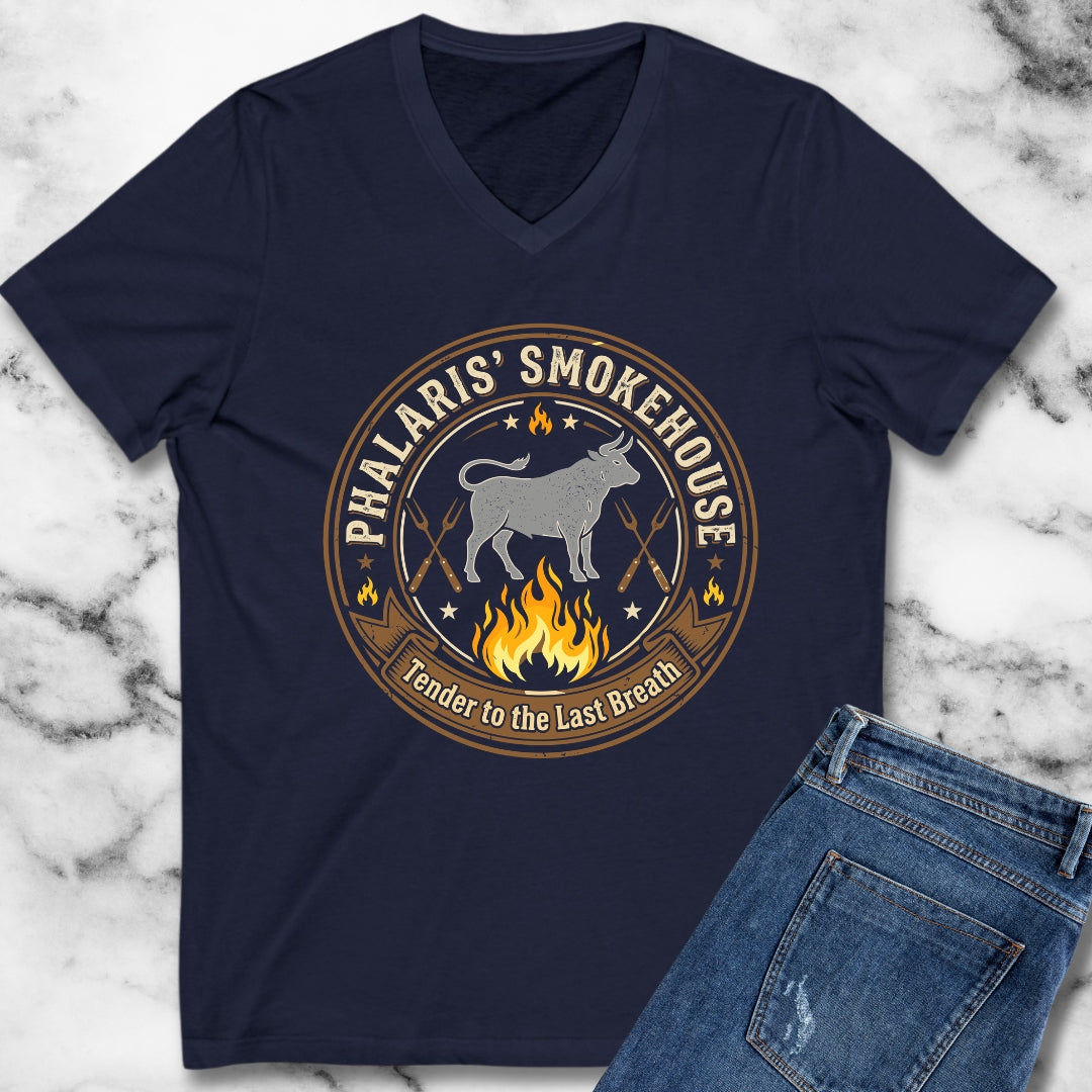 Phalaris Smokehouse Brazen Bull V-Neck
