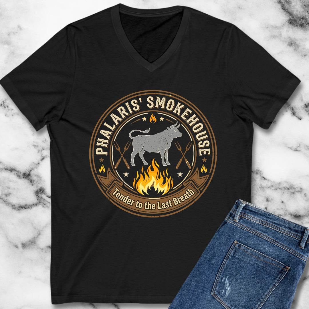 Phalaris Smokehouse Brazen Bull V-Neck