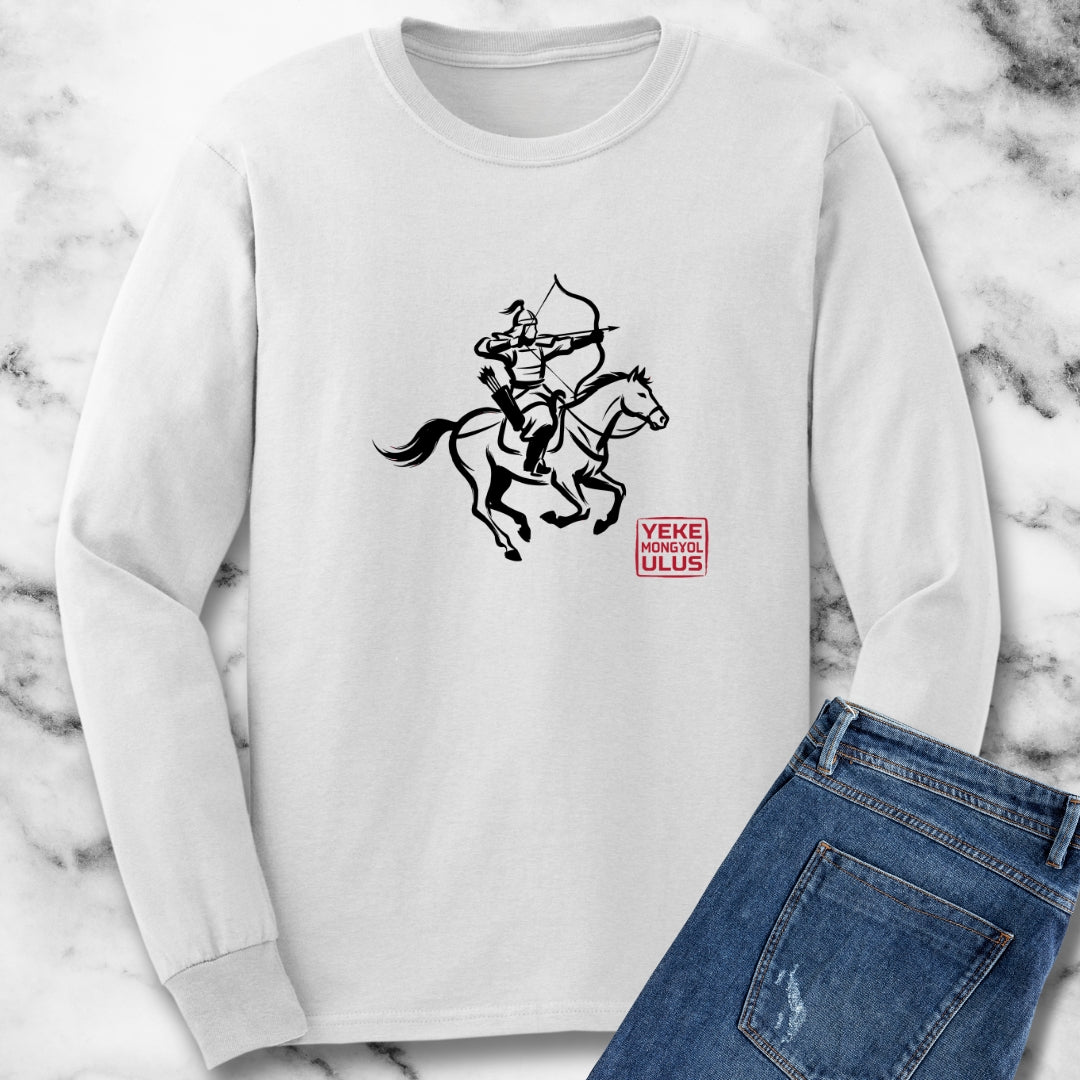 Mongol Horde in Mongolian Long Sleeve