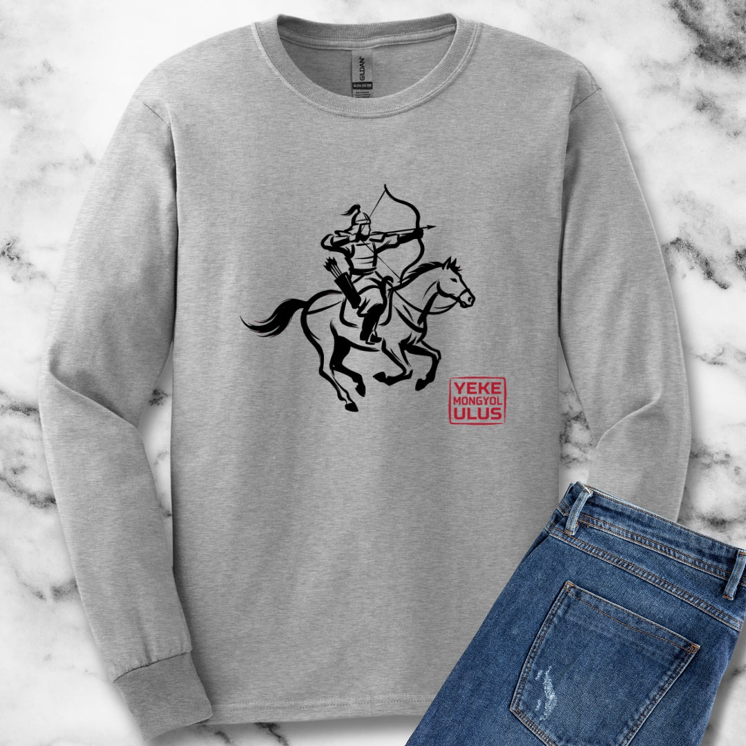 Mongol Horde in Mongolian Long Sleeve