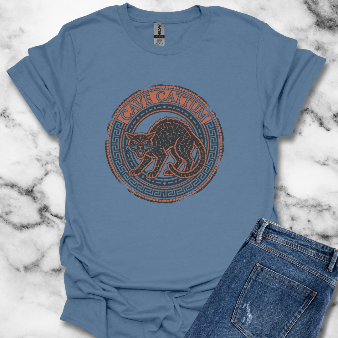 Cave Cattum Beware of Cat Latin T-Shirt