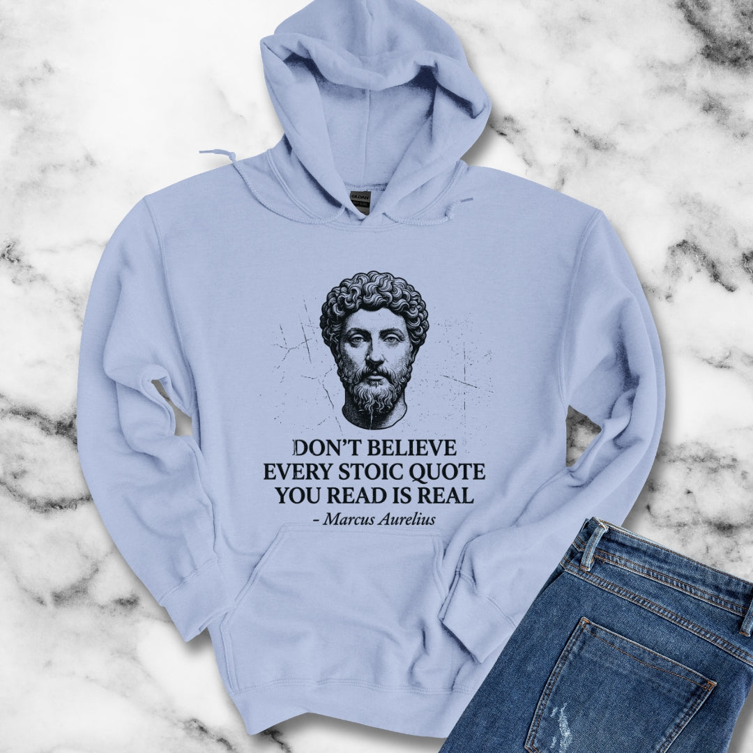 Don't Believe Every Stoic Quote Hoodie
